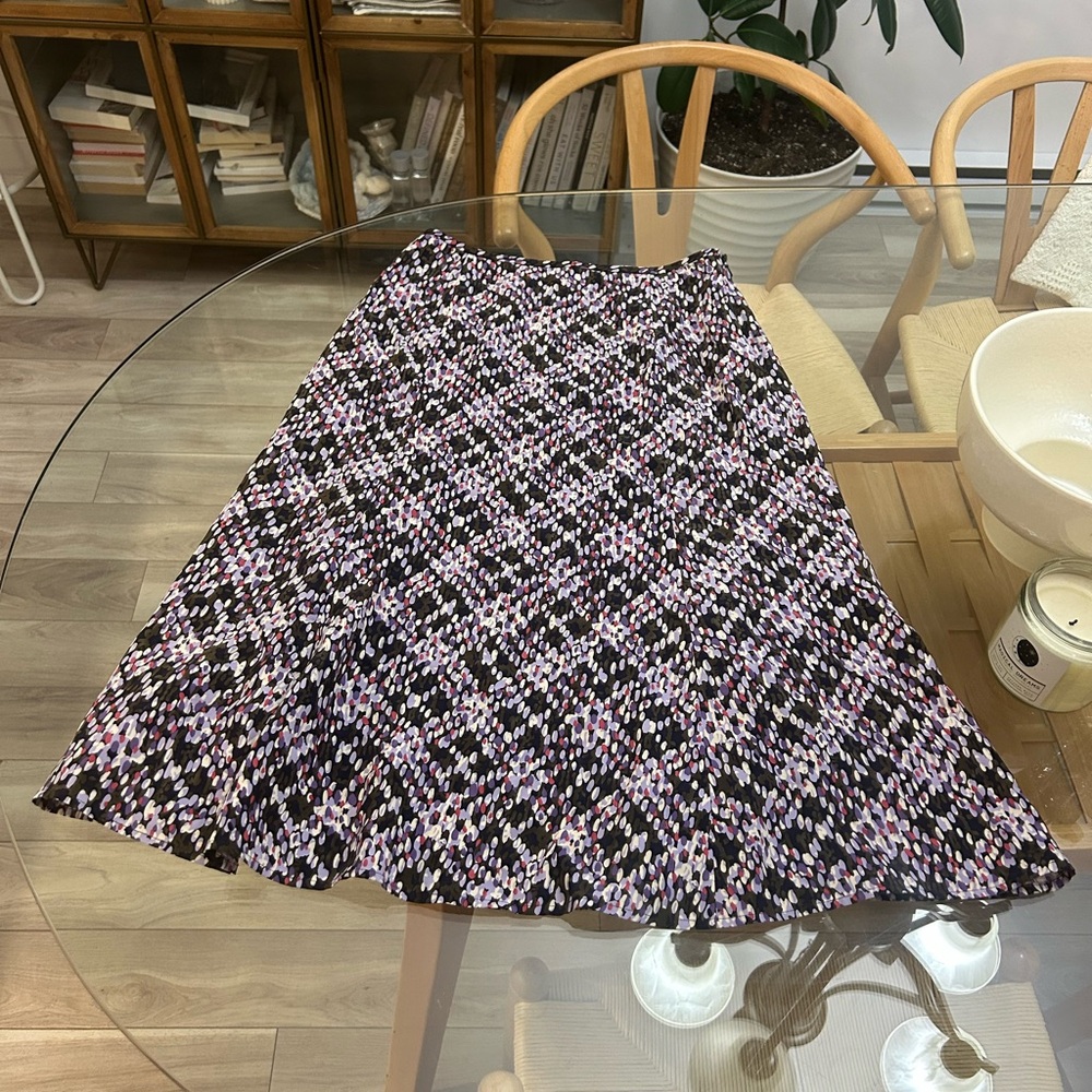 Vintage Talbots 100% Silk Midi Skirt